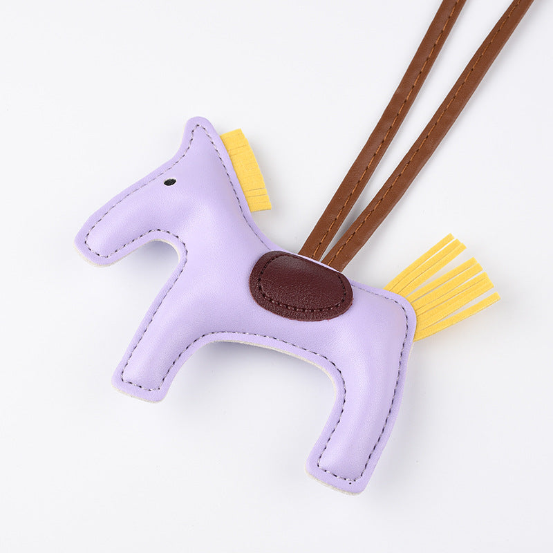 Wholesale PU Cotton Pony Bracelet Car Multi-function Key Chain